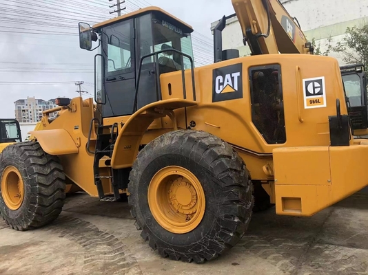 Gutes Zustand CAT 966L Gebrauchtradlader mit Japan Motor und Liyuan Hydraulikpumpe