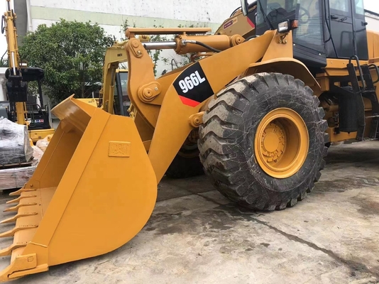 Gutes Zustand CAT 966L Gebrauchtradlader mit Japan Motor und Liyuan Hydraulikpumpe