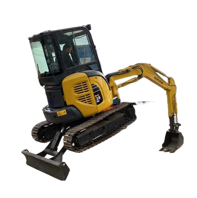 Gebrauchtes Komatsu PC35 3T Bagger in gutem Zustand Crawler Digger EPA Motor Shanghai