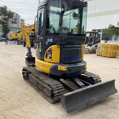 Gebrauchtes Komatsu PC35 3T Bagger in gutem Zustand Crawler Digger EPA Motor Shanghai