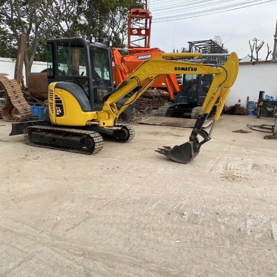 Gebrauchtes Komatsu PC35 3T Bagger in gutem Zustand Crawler Digger EPA Motor Shanghai