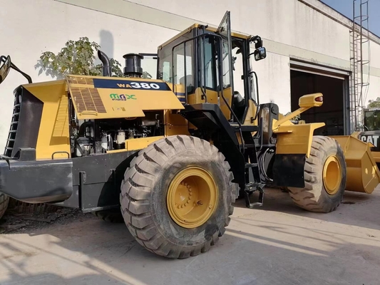 Gebrauchtes Komatsu WA380 20-Tonnen-Lader mit einzigartigem Verkaufspunkt voll hydraulisches System