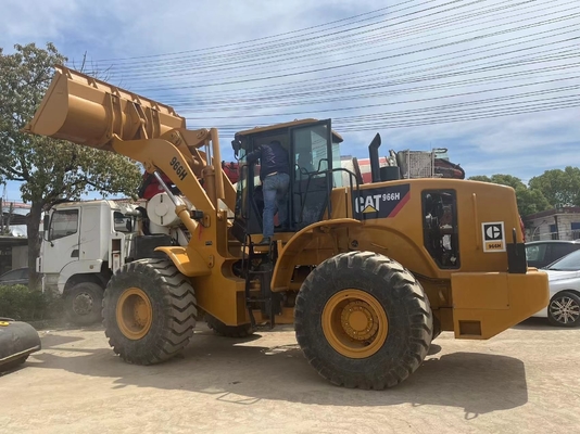 Bewegtes Rad Japan Gebrauchtes Caterpillar 966H Radlader und Denison Hydraulikpumpe