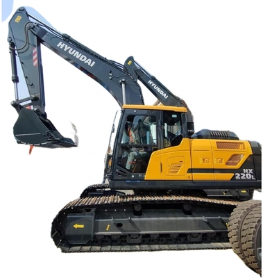 Originalfarbe HX220L Hyundai Bagger mit EPA-Motor und 1,2 M3 Eimer Kapazität