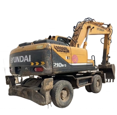 0-2000 Arbeitszeiten Gebrauchtes Hyundai 210W-9 Bagger mit EPA-Motor und Originalfarbe