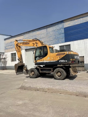 0-2000 Arbeitszeiten Gebrauchtes Hyundai 210W-9 Bagger mit EPA-Motor und Originalfarbe