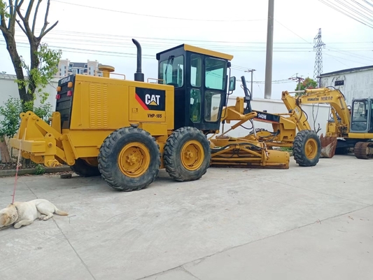 Japan Gebrauchtmaschine CAT 140H Gebrauchtgrader mit 127KW Hydraulikradmaschine