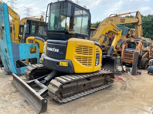 Gebrauchtes Original Japan 5T Mini Bagger Komatsu PC55 EPA Motor in gutem Zustand Shanghai