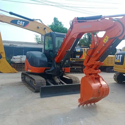 6500 KG Hitachi zx75us Gebraucht Original Japan Mini Digger Crawler Bagger mit EPA-Motor