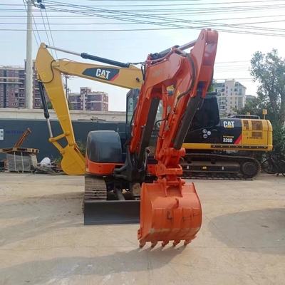 6500 KG Hitachi zx75us Gebraucht Original Japan Mini Digger Crawler Bagger mit EPA-Motor