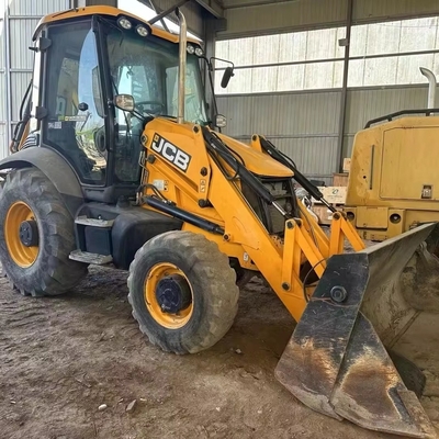 Niedrige Arbeitszeiten JCB 3CX Backhoe-Lader mit Original-UK-Motor im Radbewegungstyp