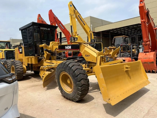 Japan Original Gebraucht Caterpillar 140H Motor Grader für den Bau von niedrigen Arbeitszeiten