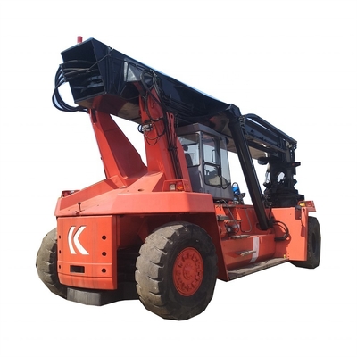 90% Kalmar Reach Stacker DRD450 Turmkranich 45 Tonnen Container Teleskop-Handler