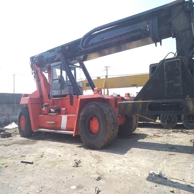 90% Kalmar Reach Stacker DRD450 Turmkranich 45 Tonnen Container Teleskop-Handler