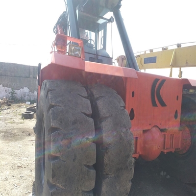 90% Kalmar Reach Stacker DRD450 Turmkranich 45 Tonnen Container Teleskop-Handler