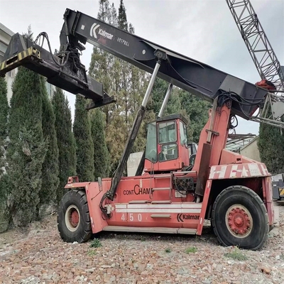 Krahkräher 45 Tonnen Gebraucht Kalmar Container Reach Stacker DRF450 für Baumaschinen