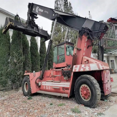 Krahkräher 45 Tonnen Gebraucht Kalmar Container Reach Stacker DRF450 für Baumaschinen