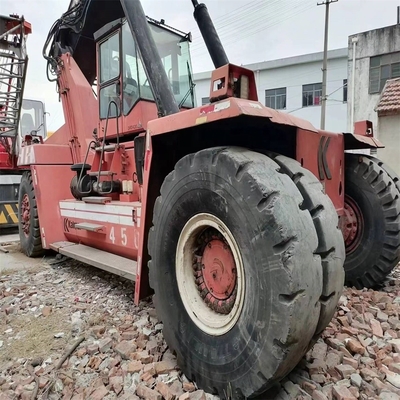 Krahkräher 45 Tonnen Gebraucht Kalmar Container Reach Stacker DRF450 für Baumaschinen