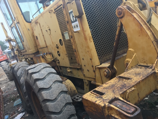 In gutem Zustand Doppeltrommel-Roller CAT 12G Gebraucht-Land Flat Grader aus Japan