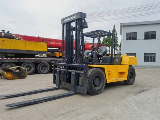 Angemessener USED 96KW Gabelstapler TCM FD15ton EPA Motor Hydraulischer Gabelstapler KOMATSU FD15on