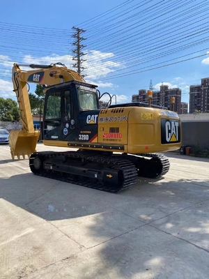 20000 kg Gebraucht Originalfarbe Diesel Grabmaschine Crawler Bagger Caterpillar 320D