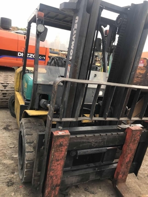 Höchstlast 5TON Gebraucht Dieselmotor Hydraulische Palettenhebe-Forklift Komatsu FD50