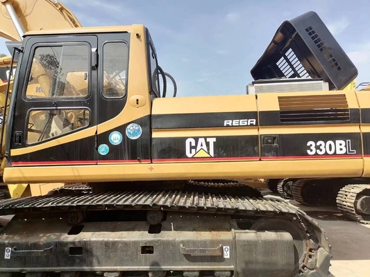 30 Tonnen gebrauchtes Caterpillar 330BL Bagger mit 0,2 m3 Eimerfläche und Originalfarbe