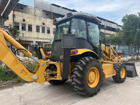 Gebrauchtes Original Lackier Diesel-Lader Caterpillar 420F mit 2017 Nabtesco Hydraulikventil