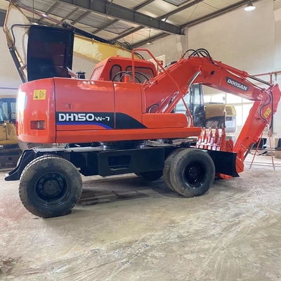 Gebrauchtes Doosan DH150W-7 15 Tonnen Crawler Bagger in Japan mit Liyuan Hydraulikzylinder
