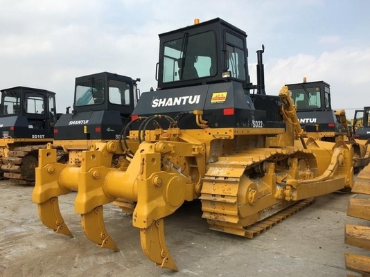 Originalfarbe Shantui SD22 EPA Motor Hydraulischer Bulldozer Bewegtyp Crawler Bulldozer