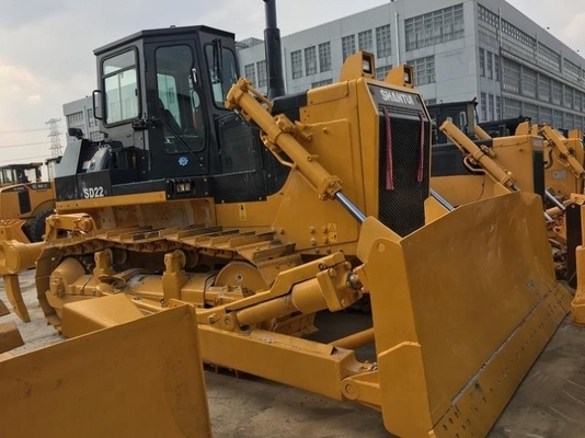 Originalfarbe Shantui SD22 EPA Motor Hydraulischer Bulldozer Bewegtyp Crawler Bulldozer