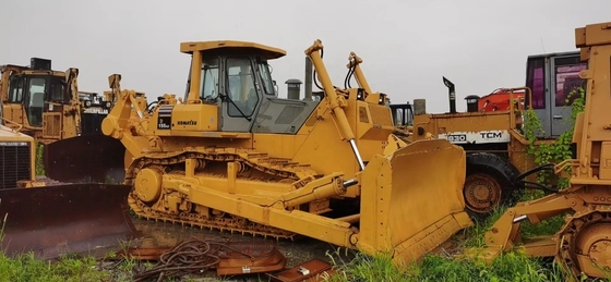 8TON Komatsu D155A EPA Motor Hydraulischer Bulldozer mit und 3,6m3 Eimer Kapazität