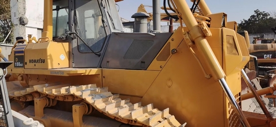 8TON Komatsu D155A EPA Motor Hydraulischer Bulldozer mit und 3,6m3 Eimer Kapazität