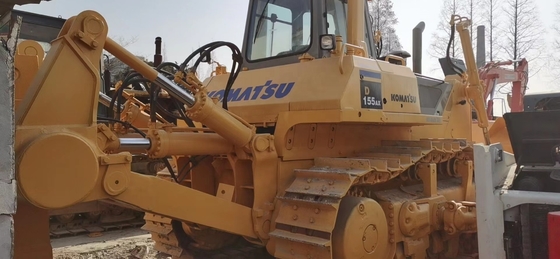 8TON Komatsu D155A EPA Motor Hydraulischer Bulldozer mit und 3,6m3 Eimer Kapazität
