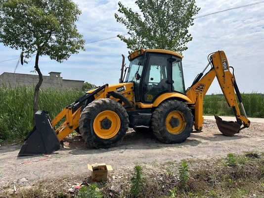 JCB4CX Gebraucht-Hydraulische Backhoe-Lader mit EPA-Motor in Großbritannien und den USA