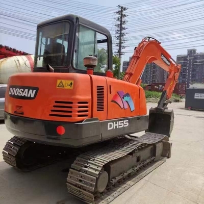 Doosan DH55 Gebraucht Digger 68kw Original Farbe Japan Maschine Gewicht 5500 kg bei erschwinglichen
