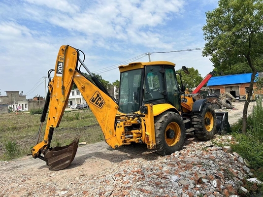JCB4CX Gebraucht-Hydraulische Backhoe-Lader mit EPA-Motor in Großbritannien und den USA