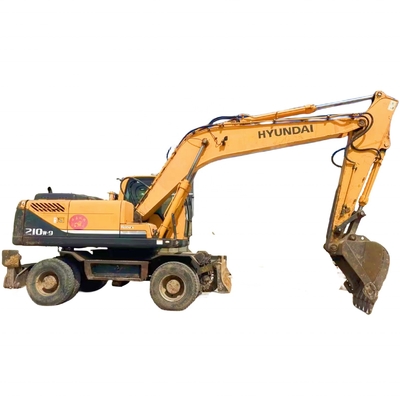 Originalfarbe Hyundai 210W-9 Bagger 21000 kg Maschinengewicht Liyuan Hydraulikpumpe