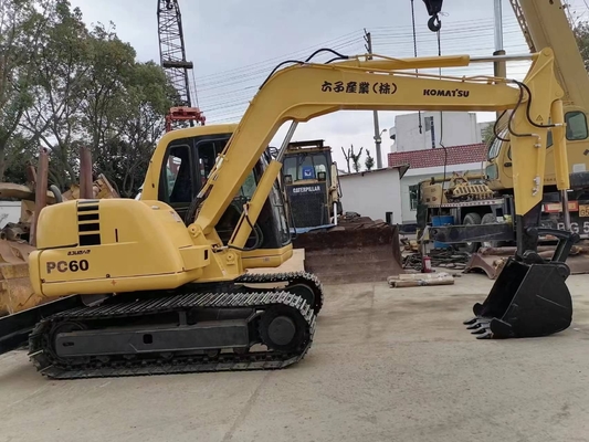 Landwirte Verwendet Komatsu Digger Japan Originalfarbe Komatsu pc60 mit 0,1m3 Eimer Kapazität