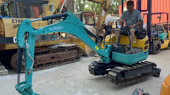 Gebrauchtes Kubota U-15 Bagger mit Originalfarbe und Liyuan Hydraulikpumpe aus Japan