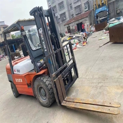 K50 5 Tonnen Diesel-Forklift Helikopter Gebraucht-Forklift mit 0-2000 Arbeitsstunden