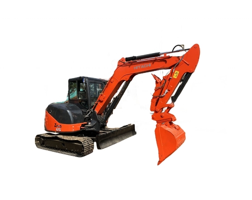 6.5 Tonnen Mini-Gräber Hitachi ZX65U Hydraulischer Bagger verwendet ZX65U Deft Design Japan