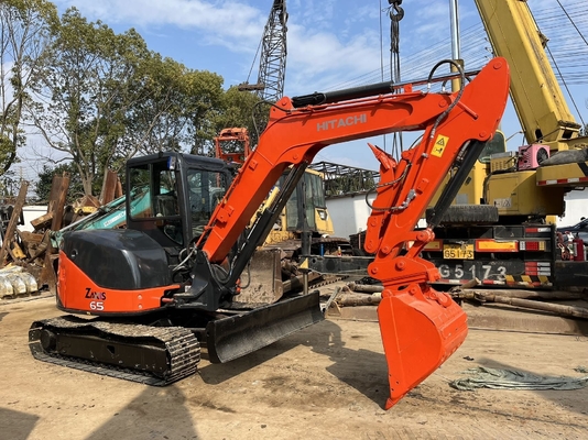 6.5 Tonnen Mini-Gräber Hitachi ZX65U Hydraulischer Bagger verwendet ZX65U Deft Design Japan