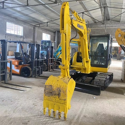 Niedrige Arbeitszeiten verwendet Komatsu PC56 Mini Kleinbagger für die Effizienz des Baus