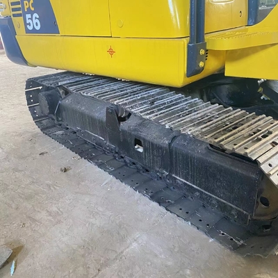Niedrige Arbeitszeiten verwendet Komatsu PC56 Mini Kleinbagger für die Effizienz des Baus