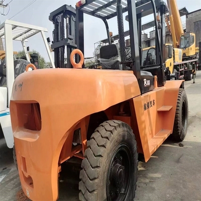 Gebrauchtes Hangzhou R100 10 Tonnen Gabelstapler für einfache Bedienung auf dem Shanghaier Markt