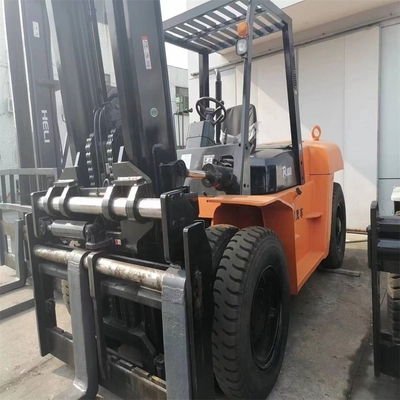 Gebrauchtes Hangzhou R100 10 Tonnen Gabelstapler für einfache Bedienung auf dem Shanghaier Markt