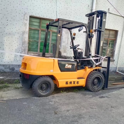 In gutem Zustand HANGCHA H35 3,5 Tonnen Diesel-Palletthebel mit 1100 mm Gabelbreite