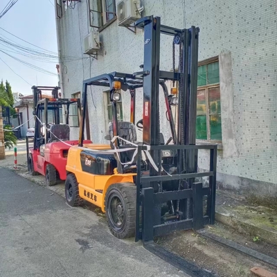 In gutem Zustand HANGCHA H35 3,5 Tonnen Diesel-Palletthebel mit 1100 mm Gabelbreite