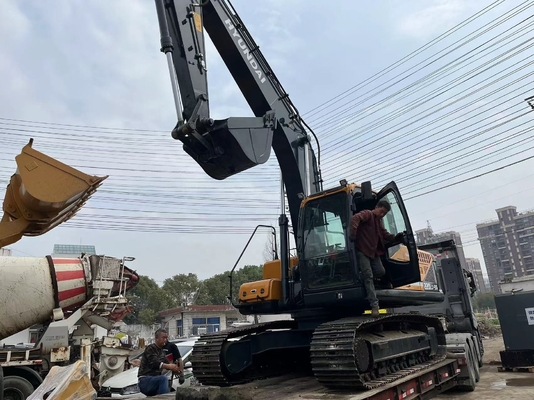 Gebraucht 22 TON Korea Robex220lc-9s EPA Motor Hyundai 220 Bagger mit Originalfarbe